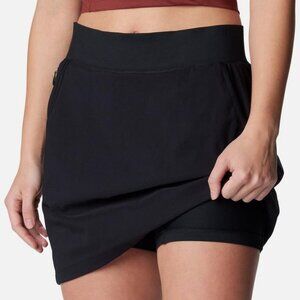 Columbia Black Softshell Skort Women’s Size Large Outdoor Activewear